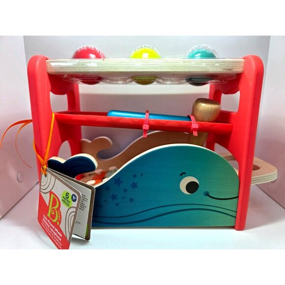 B. Toys Whale Xylo-Pound Bench & Xylophone Set For Ages 1+ - Picture 1 of 10